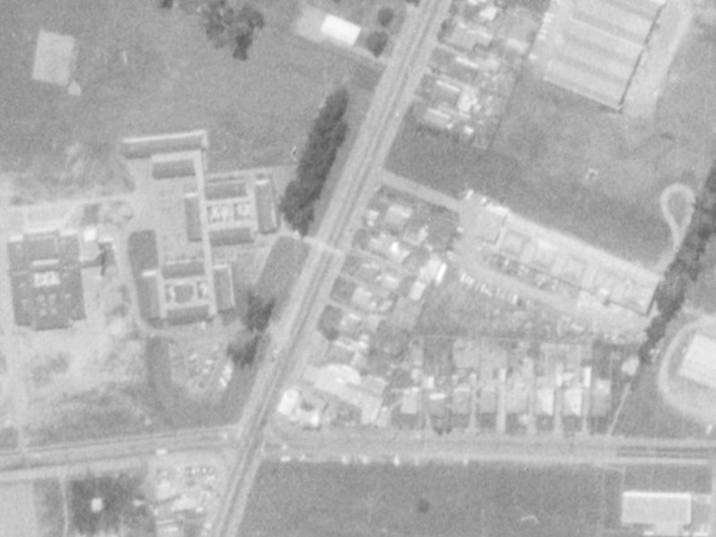 58 Carmen Road from the air, 1975-1979