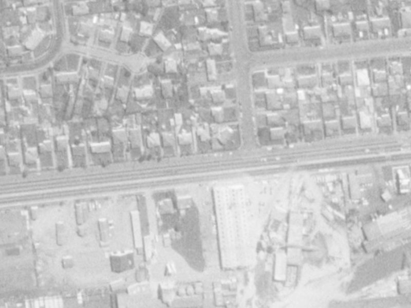 192 Blenheim Road from the air, 1975-1979