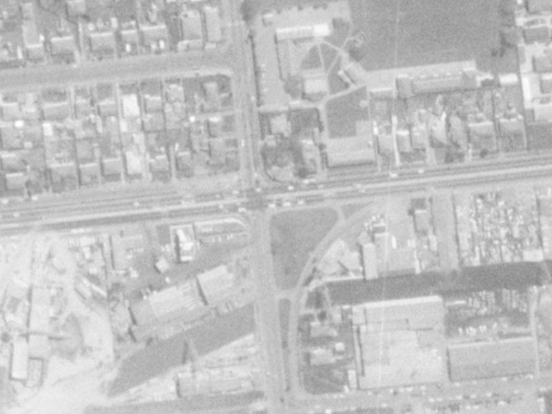 149 Blenheim Road from the air, 1975-1979
