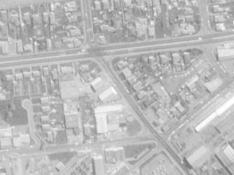 Whiteleigh Avenue from the air, 1975-1979