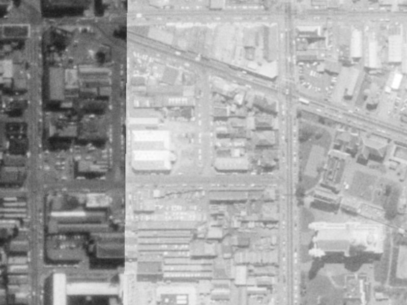 18 Williams Street from the air, 1975-1979