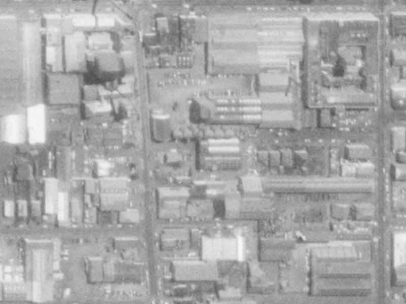 226 Antigua Street from the air, 1975-1979