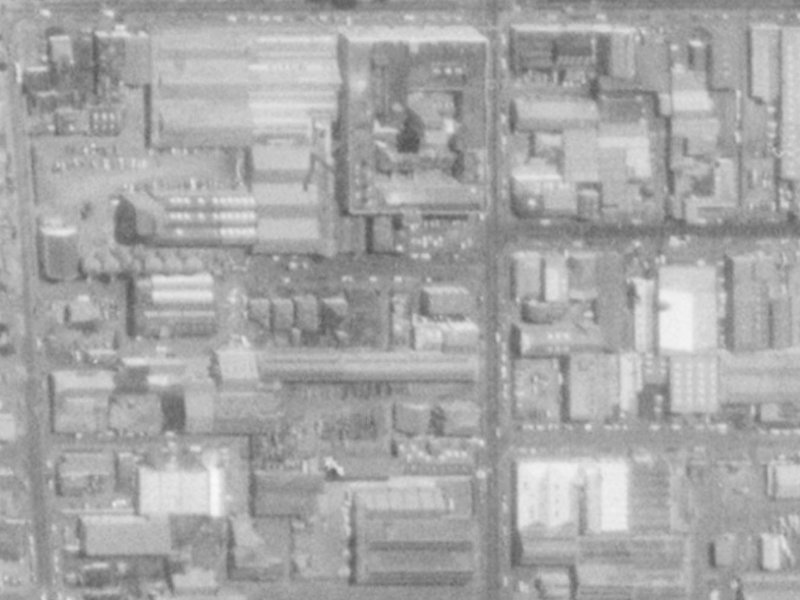 4 Acton Street from the air, 1975-1979