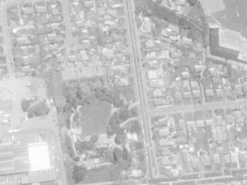 72 Hansons Lane from the air, 1975-1979