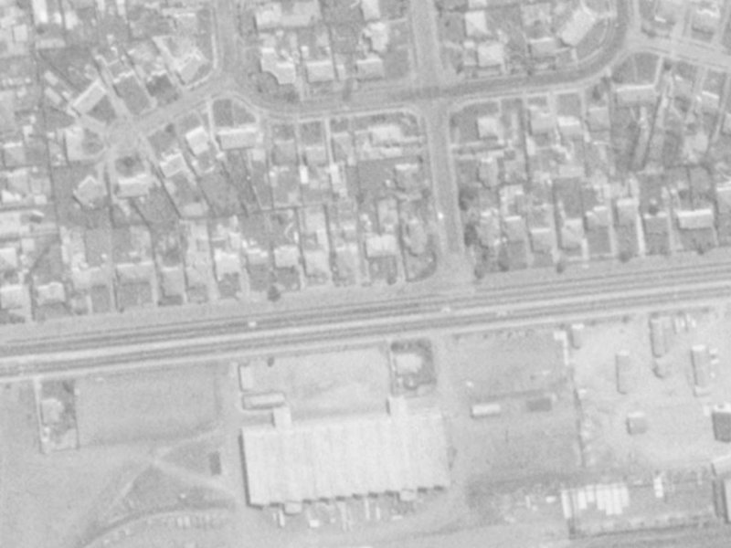 238a Blenheim Road from the air, 1975-1979