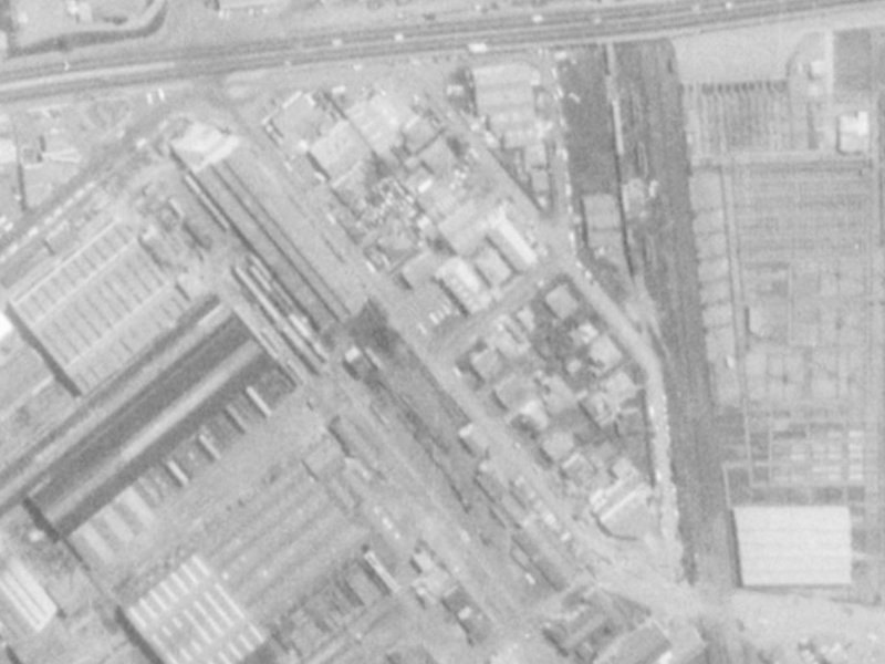 23 Lowe Street from the air, 1975-1979