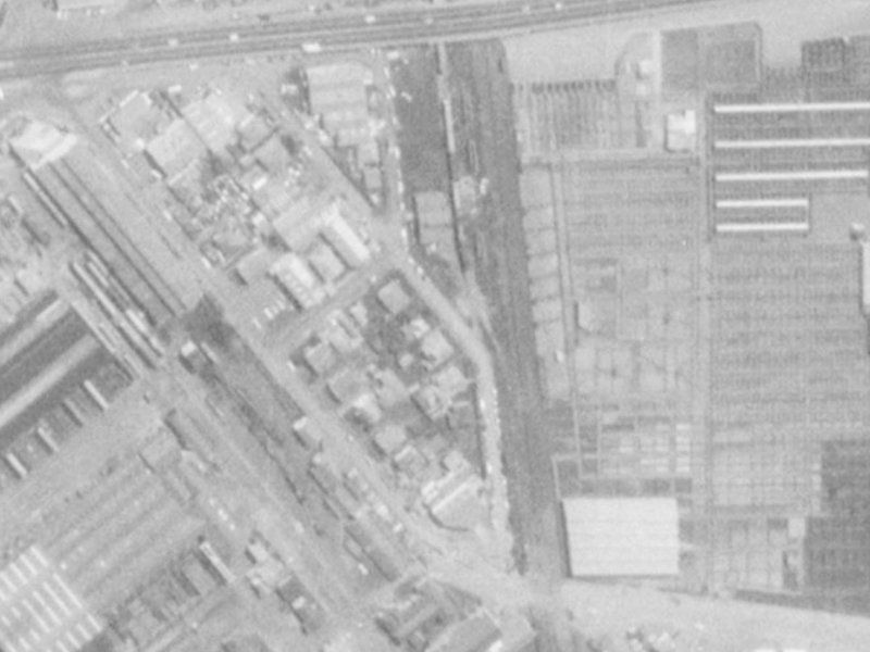 15 Tyne Street from the air, 1975-1979