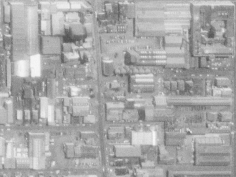 220 Antigua Street from the air, 1975-1979