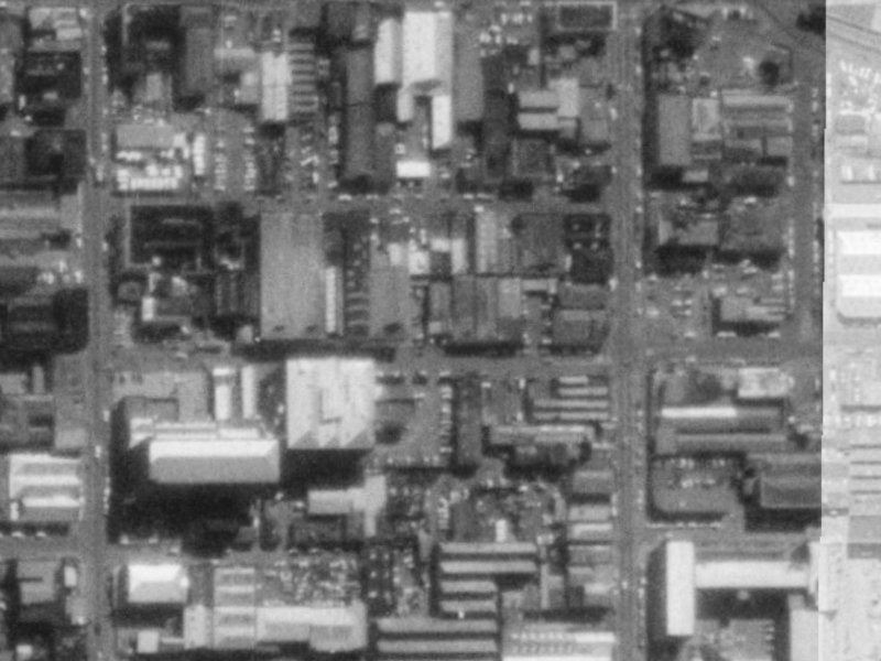 31 Allen Street from the air, 1975-1979