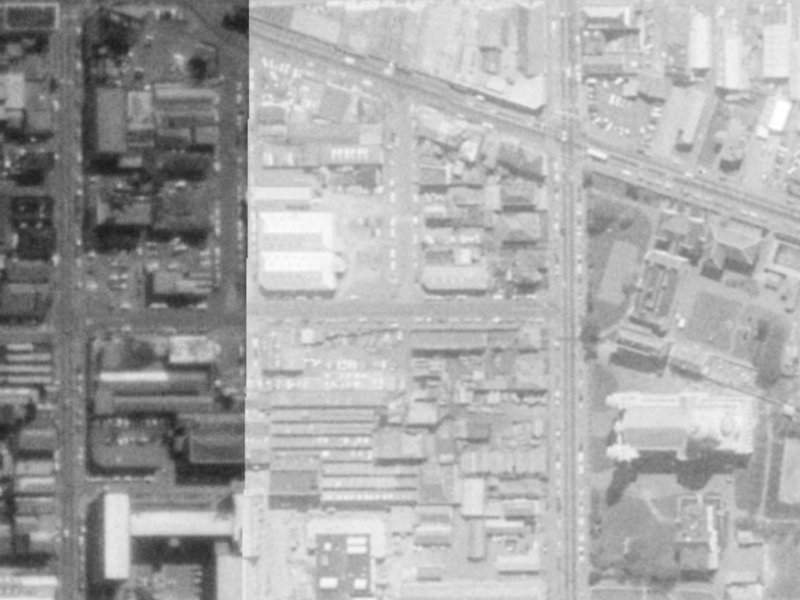 16 Williams Street from the air, 1975-1979