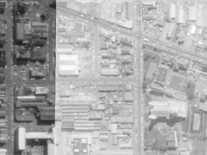12 Williams Street from the air, 1975-1979