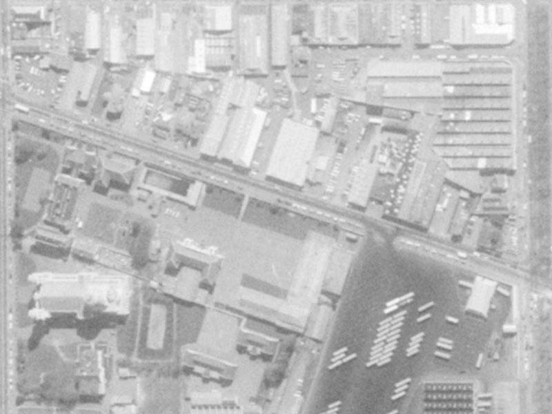 94 Ferry Road from the air, 1975-1979