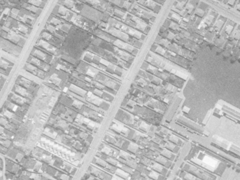 83-85 Bordesley Street from the air, 1975-1979