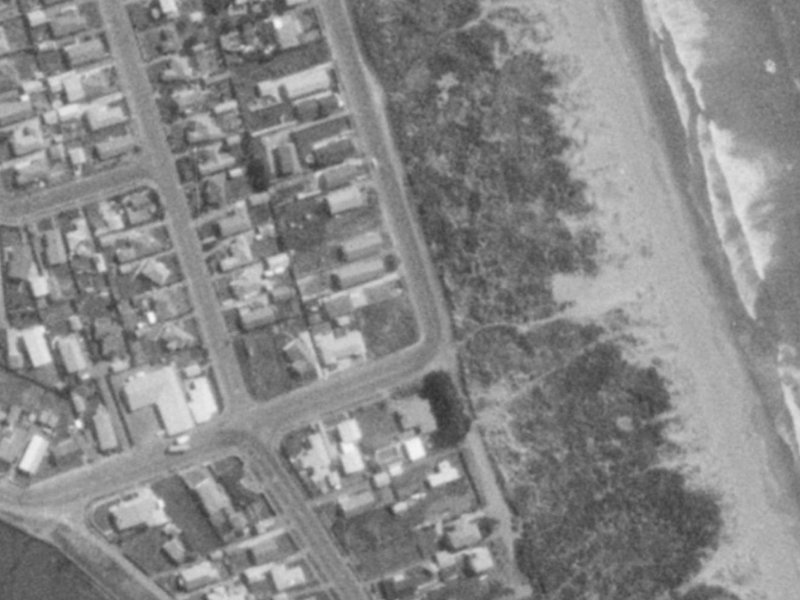 Caspian Street from the air, 1975-1979