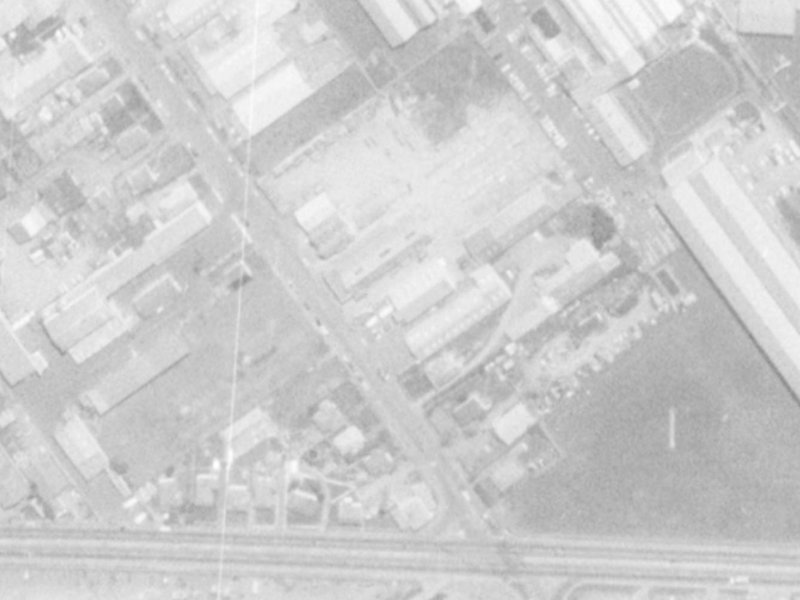 25 Watts Road from the air, 1975-1979