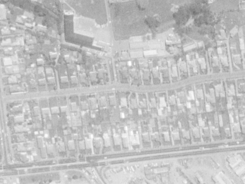 26 Arthur Street from the air, 1975-1979