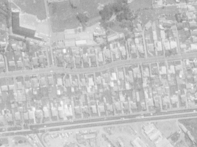 36 Arthur Street from the air, 1975-1979