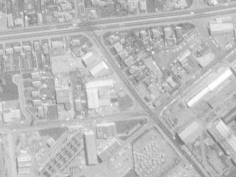3/12 Princess Street from the air, 1975-1979