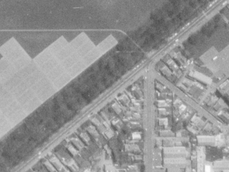 468 Hagley Avenue from the air, 1975-1979