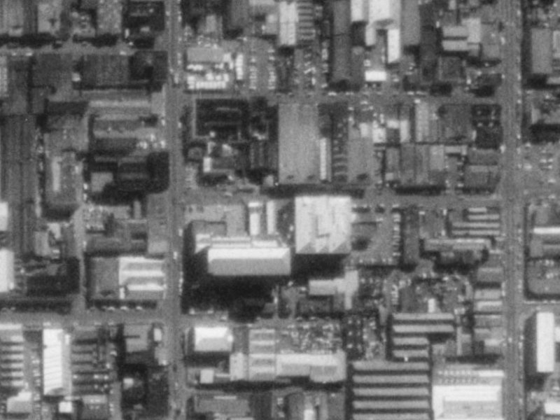 10b Allen Street from the air, 1975-1979