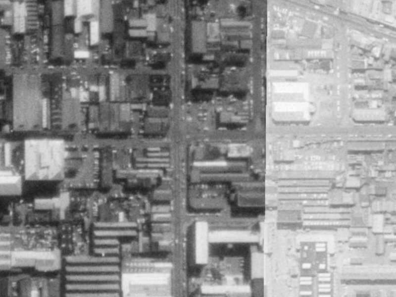 130ALX Madras Street from the air, 1975-1979