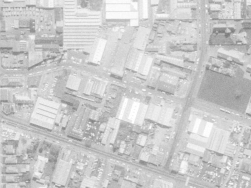 50 Leeds Street from the air, 1975-1979