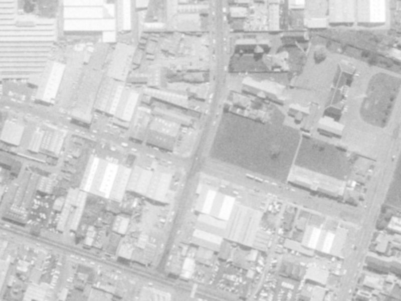 14 Phillips Street from the air, 1975-1979
