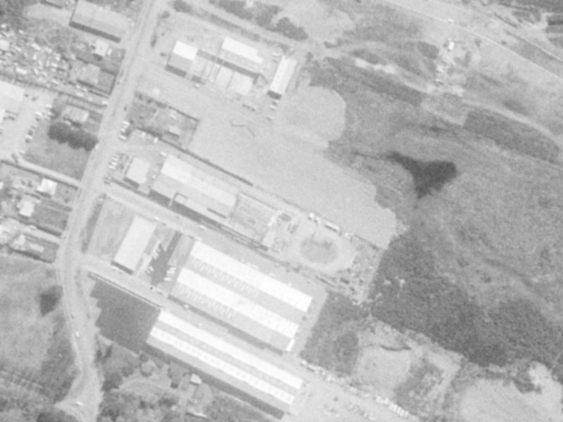 Maces Road from the air, 1975-1979