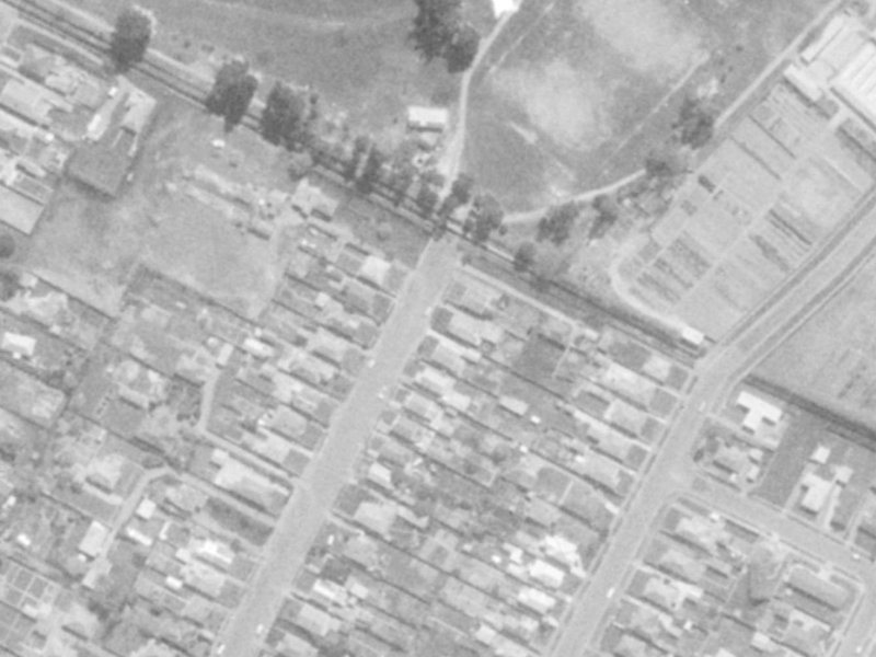 116 Mackworth Street from the air, 1975-1979