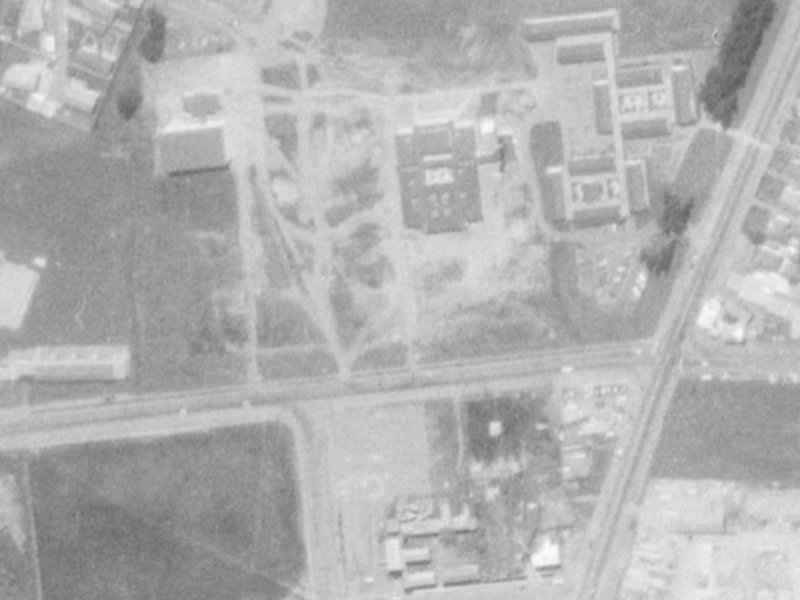 Waterloo Road from the air, 1975-1979