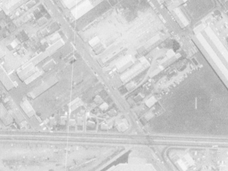 29 Watts Road from the air, 1975-1979