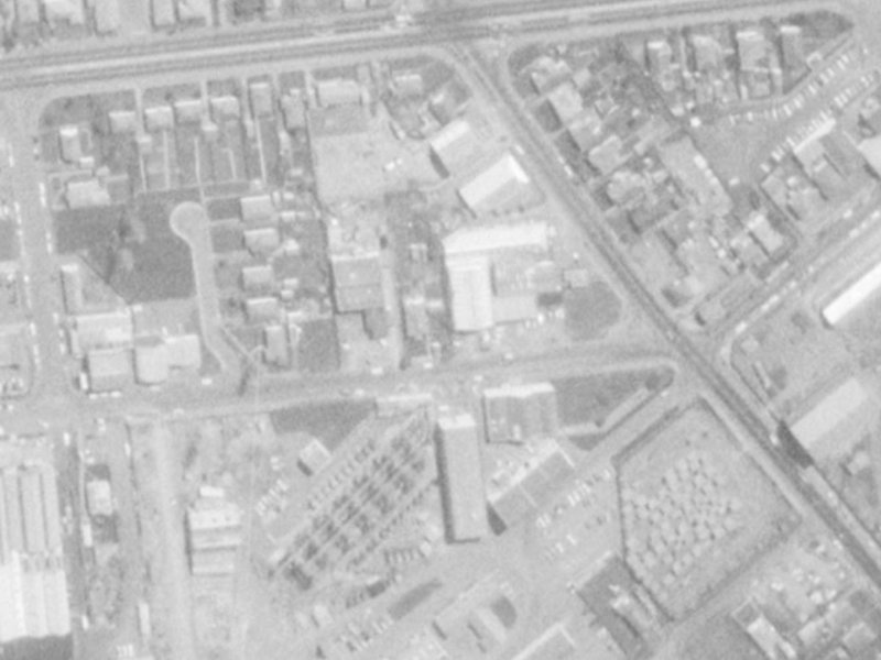 16B Princess Street from the air, 1975-1979