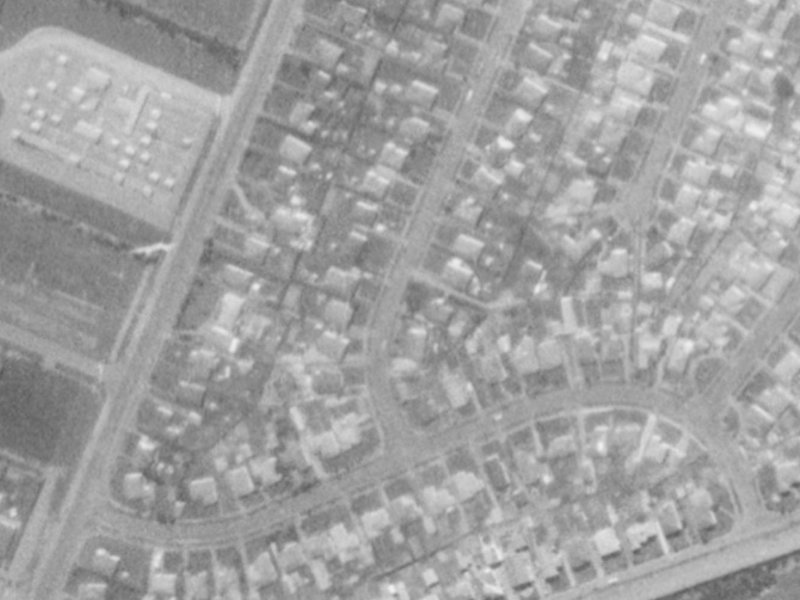 7 Amuri Street from the air, 1975-1979