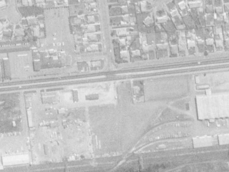 241 Blenheim Road from the air, 1975-1979