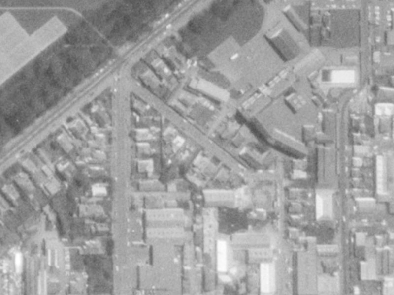 41 Waller Terrace from the air, 1975-1979