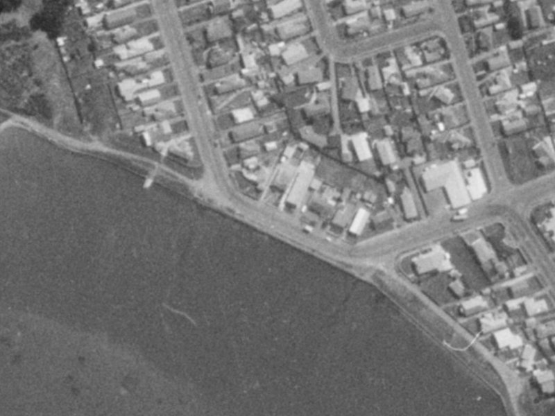 Ebbtide Street from the air, 1975-1979