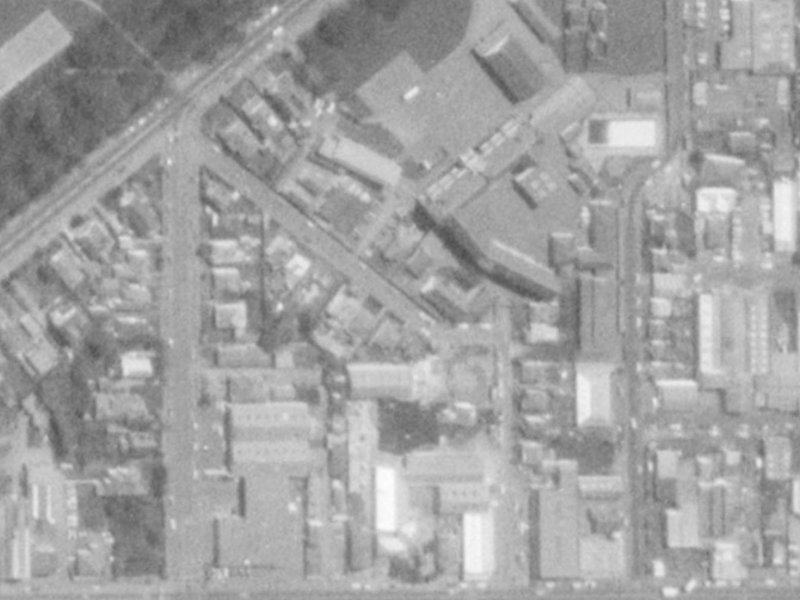 35 Waller Terrace from the air, 1975-1979