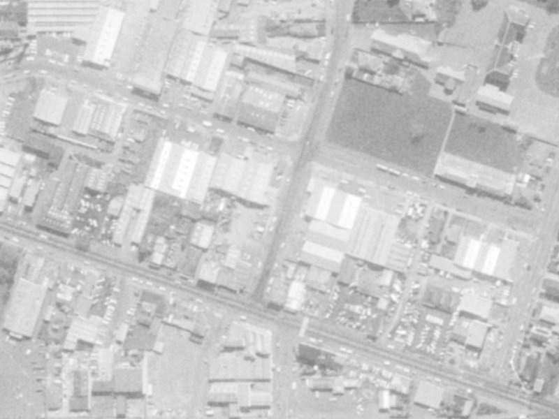 13 Phillips Street from the air, 1975-1979