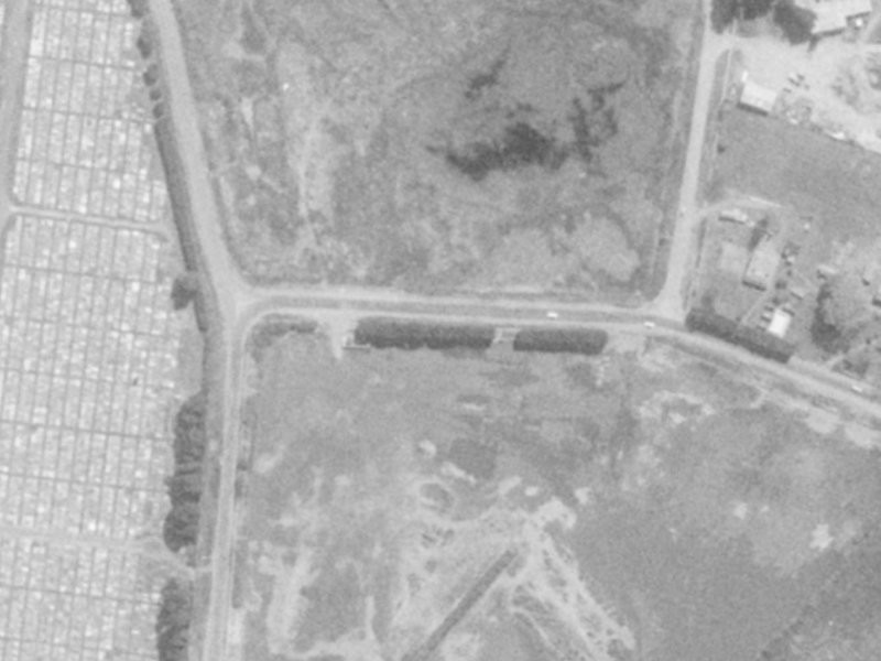 12 Bromley Road from the air, 1975-1979