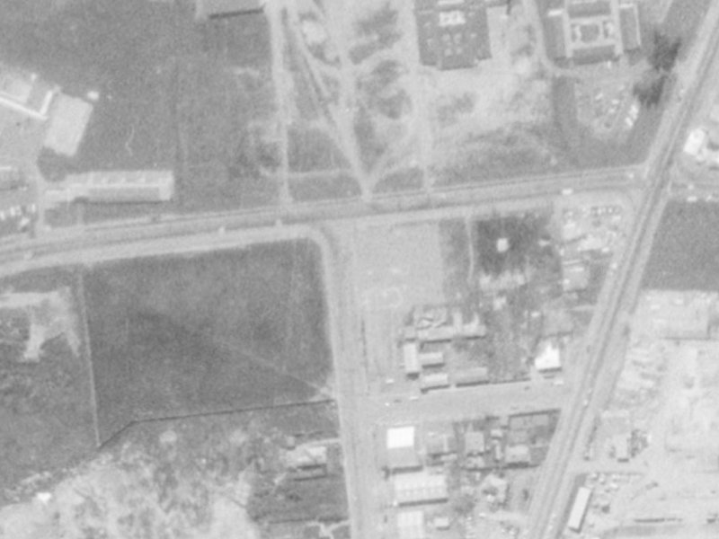 18A Smarts Road from the air, 1975-1979