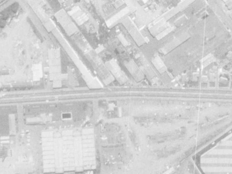 526 Blenheim Road from the air, 1975-1979