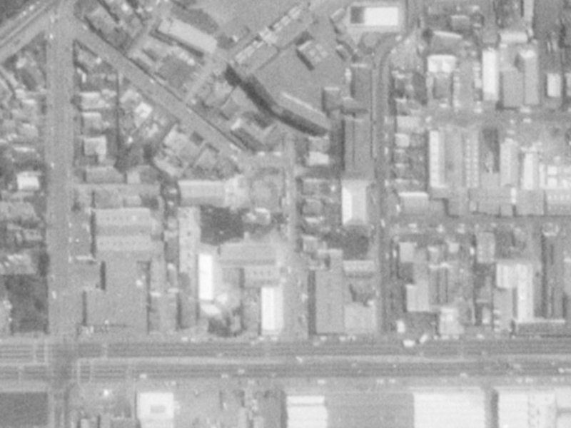 23 Waller Terrace from the air, 1975-1979