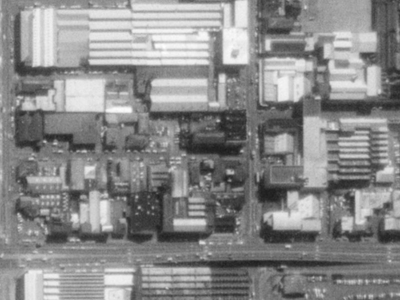 21–23 Bath Street from the air, 1975-1979