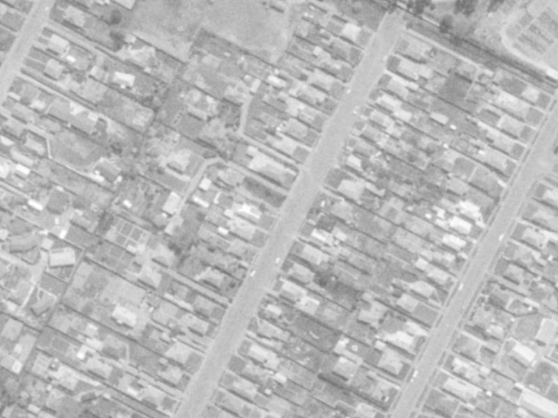 97 Mackworth Street from the air, 1975-1979