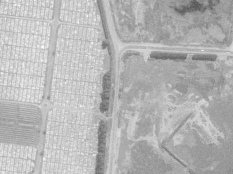 47A Keighleys Road from the air, 1975-1979
