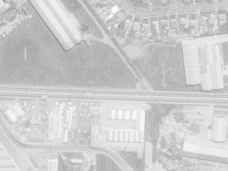 466 Blenheim Road from the air, 1975-1979