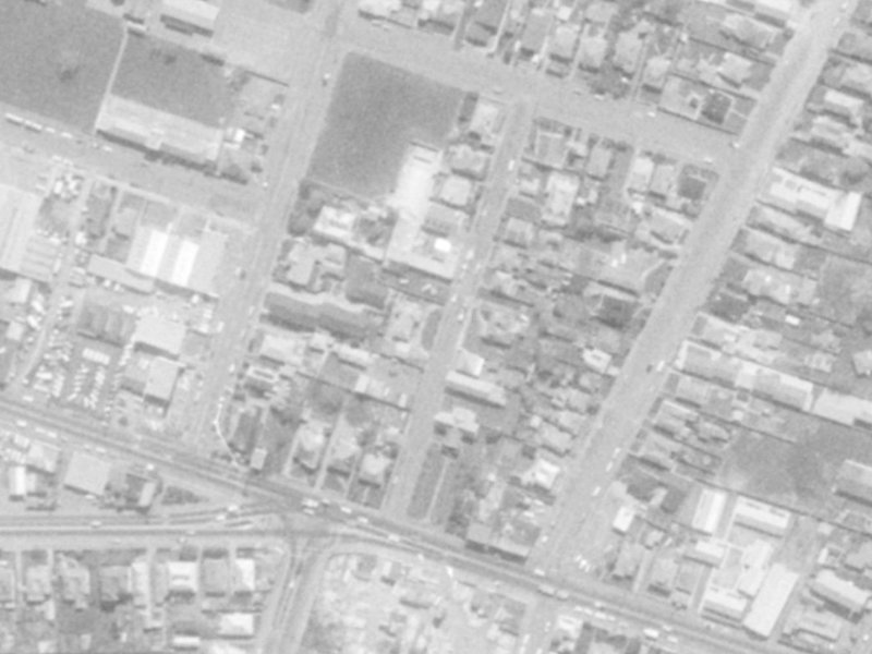 Leyden Street from the air, 1975-1979
