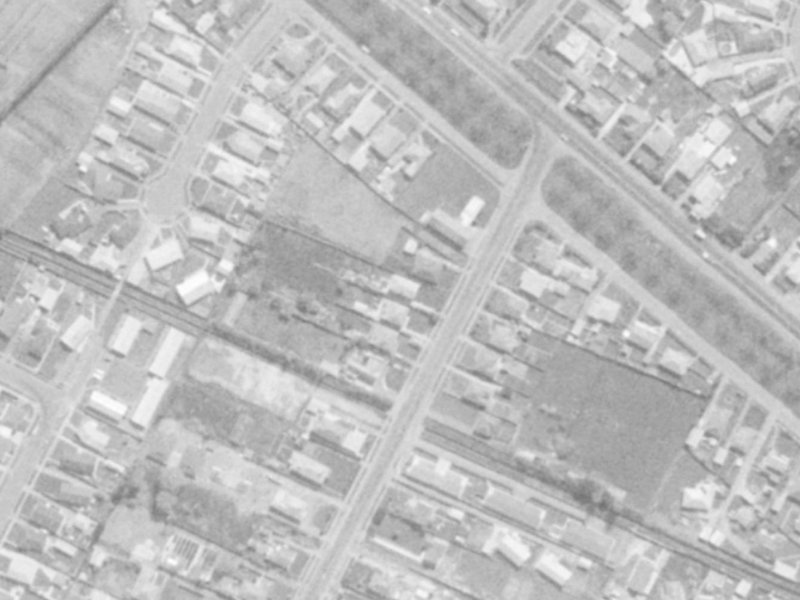 115 Tilford Street from the air, 1975-1979