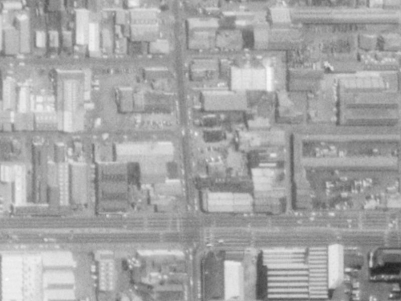190 Antigua Street from the air, 1975-1979