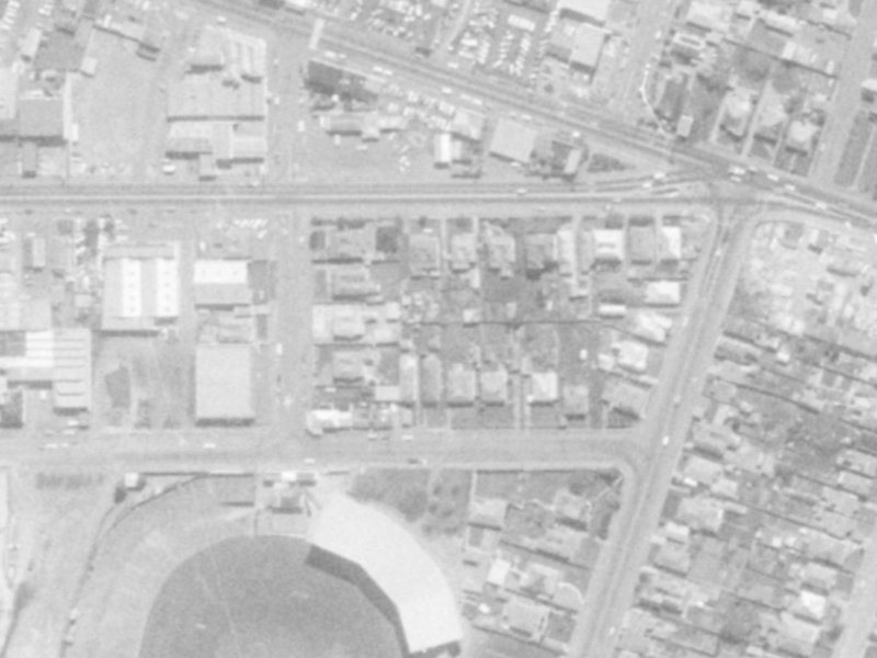 211 Ferry Road from the air, 1975-1979